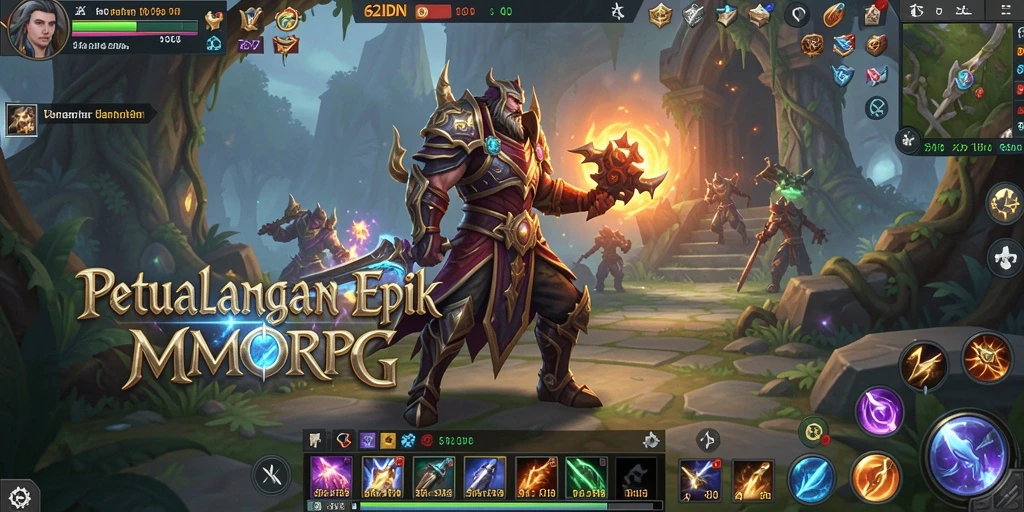 Tangkapan layar menarik dari gameplay petualangan MMORPG 62IDN.