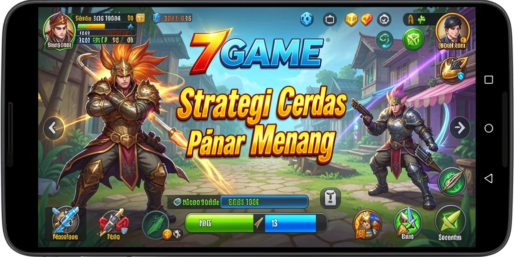 Gameplay memukau dalam 7GAME dengan berbagai pilihan strategi.