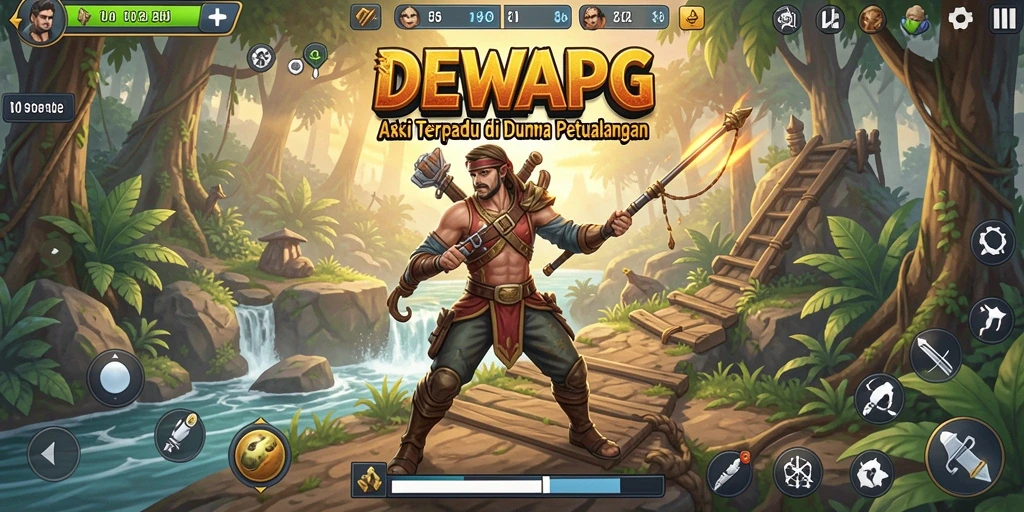 Tangkapan layar DEWAPG menunjukkan pertarungan aksi yang mendebarkan.