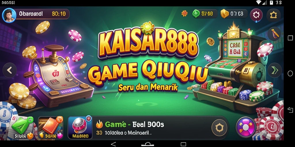 Tampilan gameplay QiuQiu yang seru di KAISAR888.