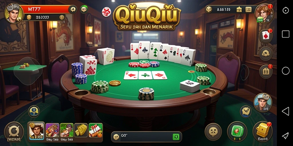 Screenshot gameplay QiuQiu MT777 yang menarik dan mendebarkan.