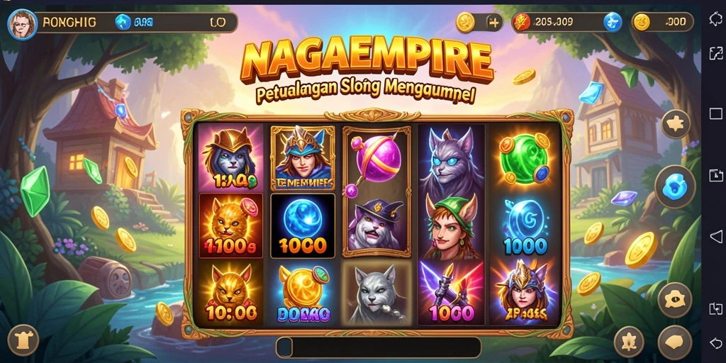 Tampilan screenshot NAGAEMPIRE menampilkan keseruan gameplay Slot.