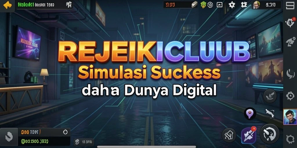 Tampilan gameplay menarik dari REJEKICLUB yang menunjukkan proses pengelolaan klub.