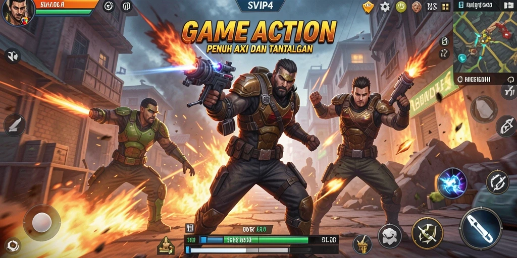 Screenshot gameplay SVIP4 mengungkapkan aksi mendebarkan dan grafis menawan.